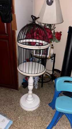 Jaula  Pajaritos Bird  Gate  Nice    Door It. Top. La Puerta Es Arriba Bonita. Con Mesa De Madera Sirve Decoracion O Para  Animalitos  