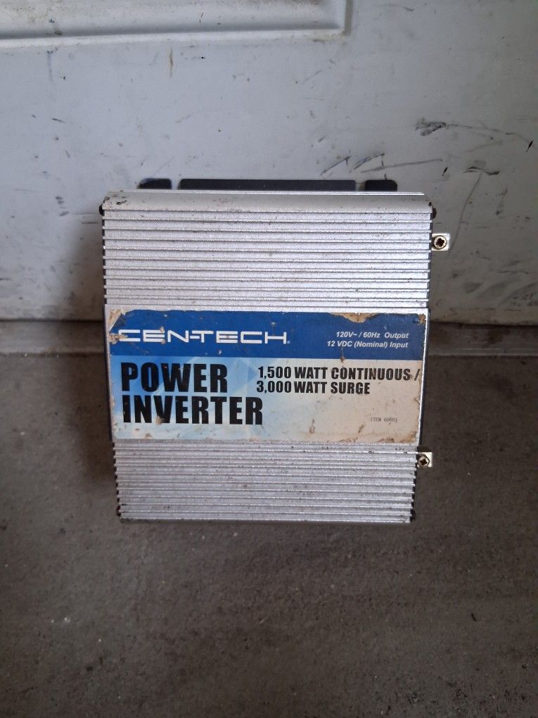 Yes, It's Available Cen-Tech Power Inverter 1500/3000