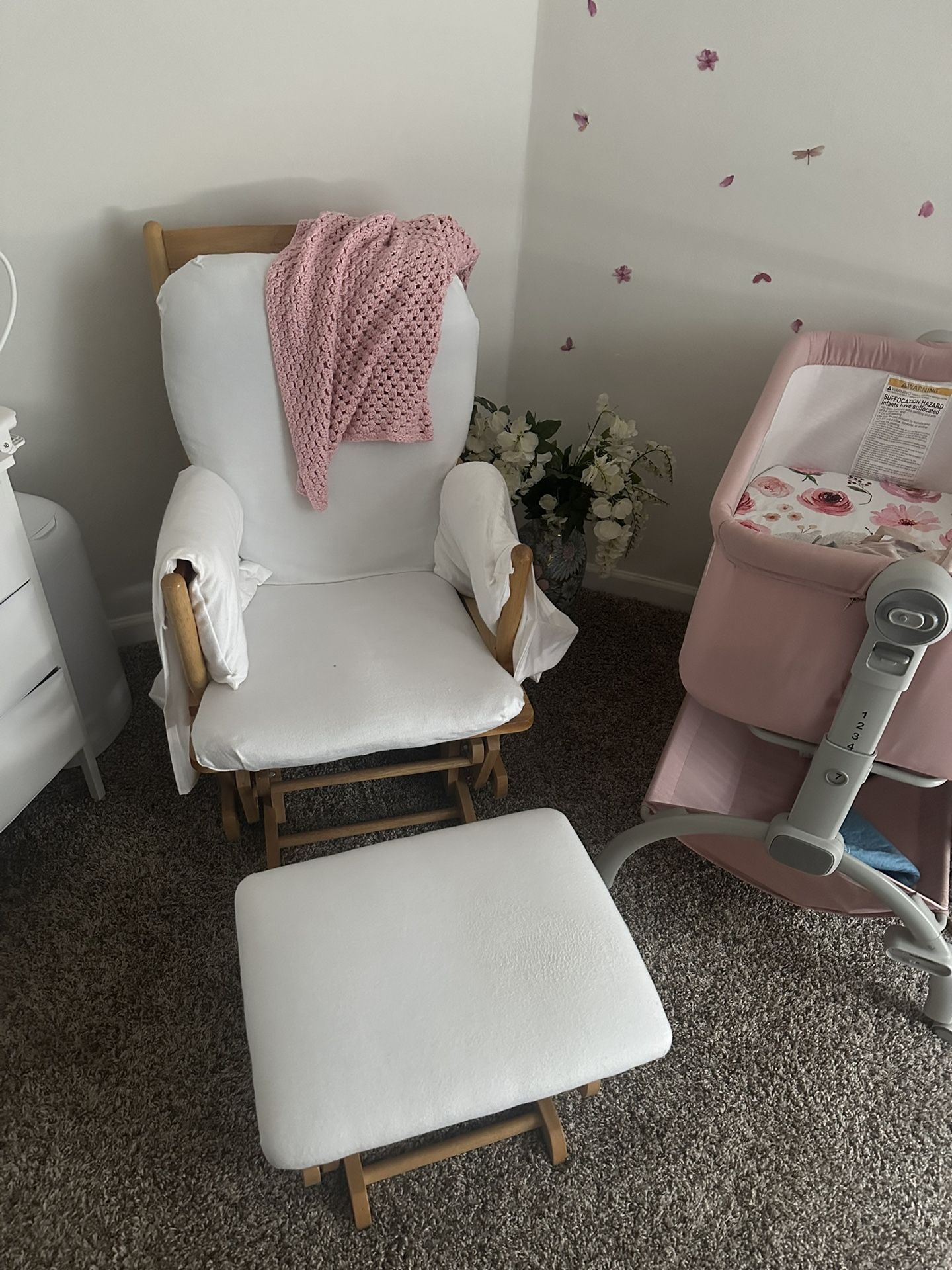 Free Glider Chair & Ottoman