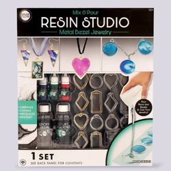 Metal Bezel Jewelry Kit - Resin Stuio