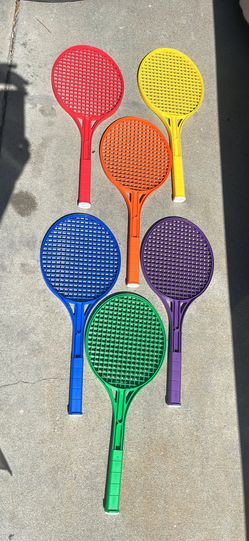 2 Plastic Tennis Rackets For Kids