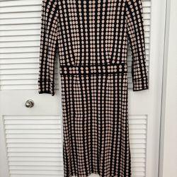 Tory Burch polka dot dress with 3/4 sleeves  Size Xs