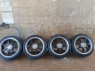 17' MB Racing tires and wheels