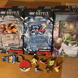 Sealed Pokemon Starter Decks + Accessories 