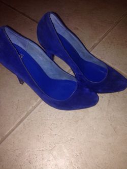 Blue heels