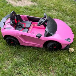 💕 Lamborghini Aventador Kids Electric Ride-On Car with Remote Power Wheels