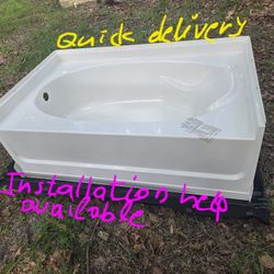 Alcove Bath Tub Kohler Vikrell Sterling High Gloss (60x36 inches) Bathtub