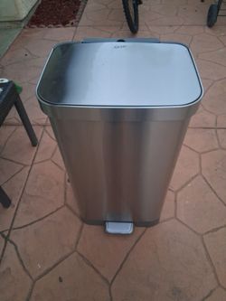 almost new trash can