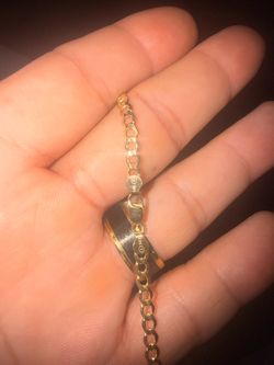 14k sami gold chain