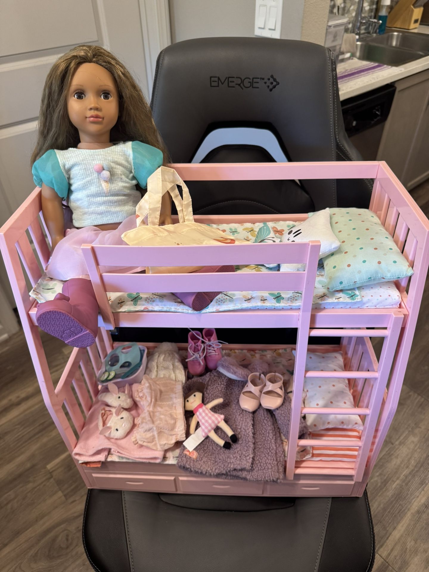 American Girl Doll With Bed