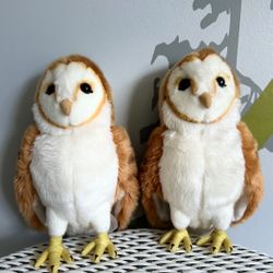 2 Harry Potter Orange owl plush
