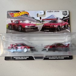 2023 Hot Wheels Car Culture Premium 2 Pack LB-ER34 Silhouette Nissan Skyline