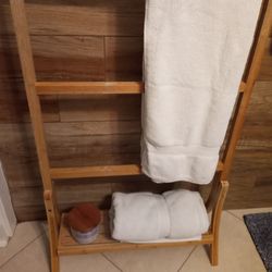 Bamboo Towel Rail 