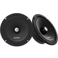 Orion CSH65  Cobalt 6.5" 200W RMS Shallow Slim Midrange Speakers 800W Max 4 ohm PAIR 2.17" Depth