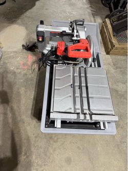 Diamondback 10 Amp, 7 in Wet Tile Saw