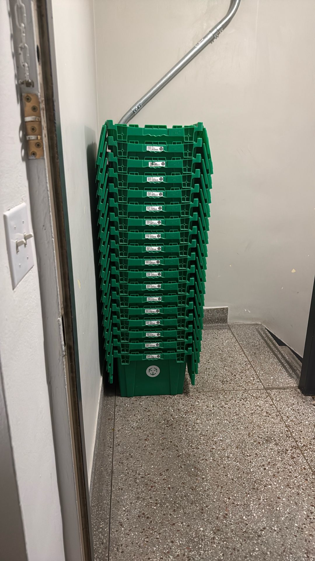 Plastic Moving Crates
