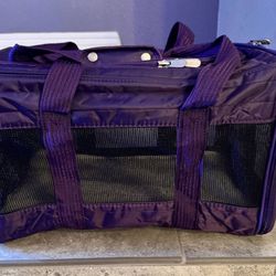 Sherpa Pet Carrier Medium - Purple - $35