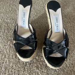 Jimmy Choo Wedges Size 37 (US 7) 4in Heels $125 