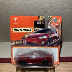Matchbox / Tesla Model X / Red