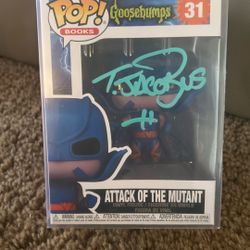 Autographed Funko POP! Goosebumps: Attack of the Mutant | Signed by Tim Jacobus