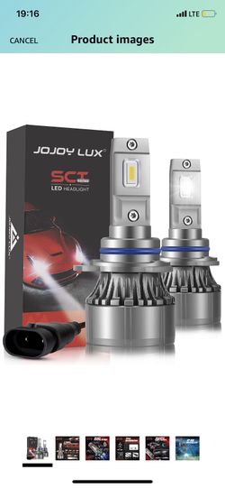 SCT 9006 HB4 Led Headlight Bulbs, 10000 Lumens Fit Low Beam Headlamp & Fog Lamps Head Light Replacement 6500K Xenon White,1 Pair