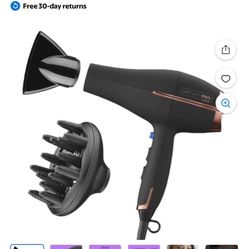 INFINITI PRO CONAIR Full Body & Shine Pro Dryer, Titanium Technology, Diffuser and Concentrator