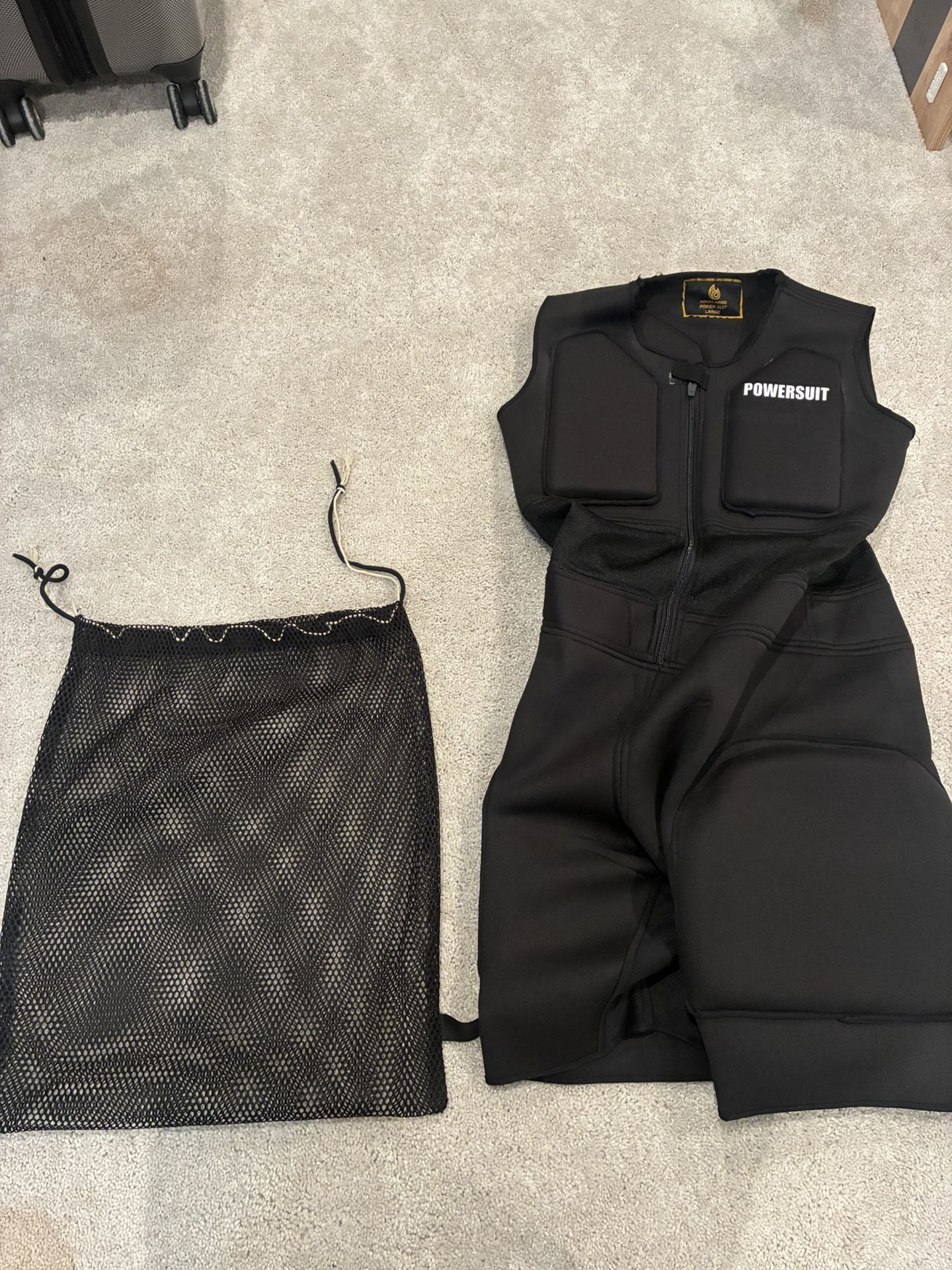 Weighted Power Suit Black