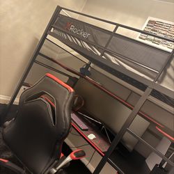 X Rocker Bed Frame And Desk