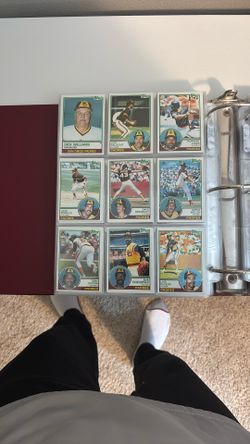 1983 Topps near complete set