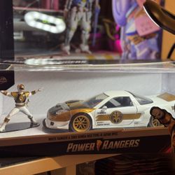 Jada Toys Power Ranger White Ranger Honda NSX TYPE R