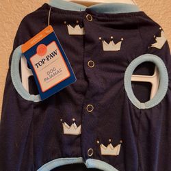 Top Paw Dog pajamas size medium