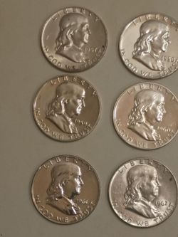 1957 to1962 Franklin Half Gem Proof