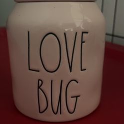 RAE DUNN Pink Canister 