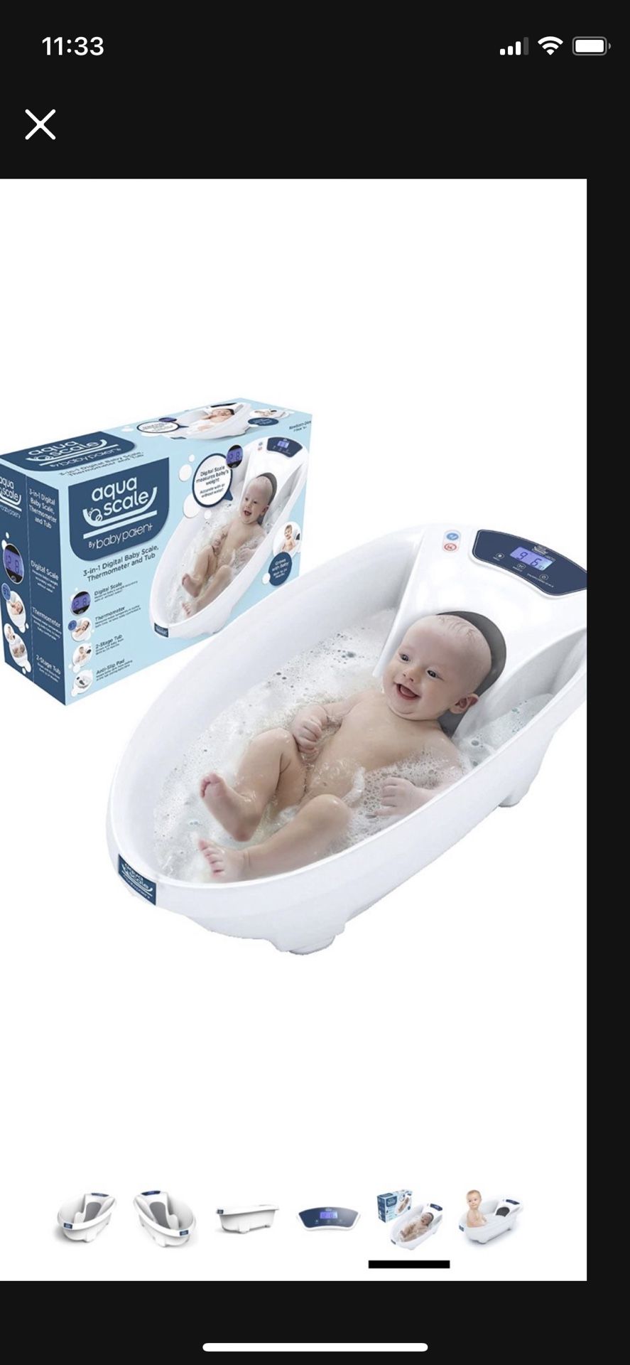 Baby Tub With Scale $35