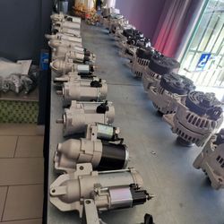 Starters Alternator's AC Compressor Batteries 