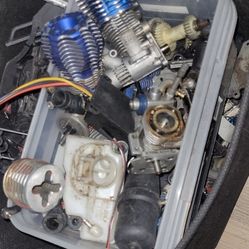 Rc TRAXXAS PARTS LOT NITRO 