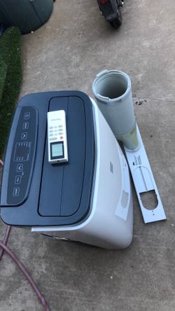 Kenmore portable AC 10,000 BTU includes the hose and attached windows and remote control