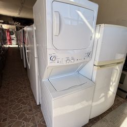 🧺 Centro de Lavado GE Lavadora y Secadora de Gas – Garantía 90 Días ✅