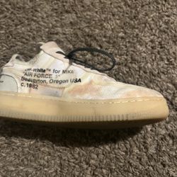 Off white Nike shoes