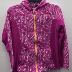 The North Face Girl's Plush Pink Jacket Size Large (14/16) Used Excellent 