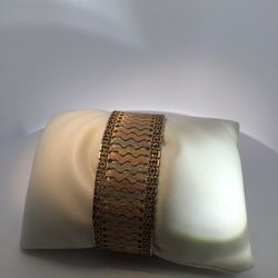 14K 3-tone Lady’s Gold Fashion Bracelet 