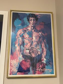 Vintage LeRoy Nieman Expressionist Framed Sports Posters $200 EACH