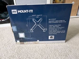 Laptop Holder for VESA-Compatible Monitor Arms