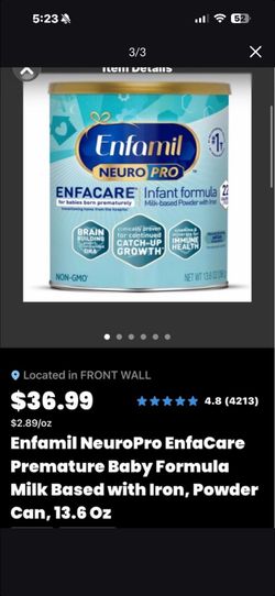Enfamil NeuroPro EnfaCare Infant Formula 13.6 oz