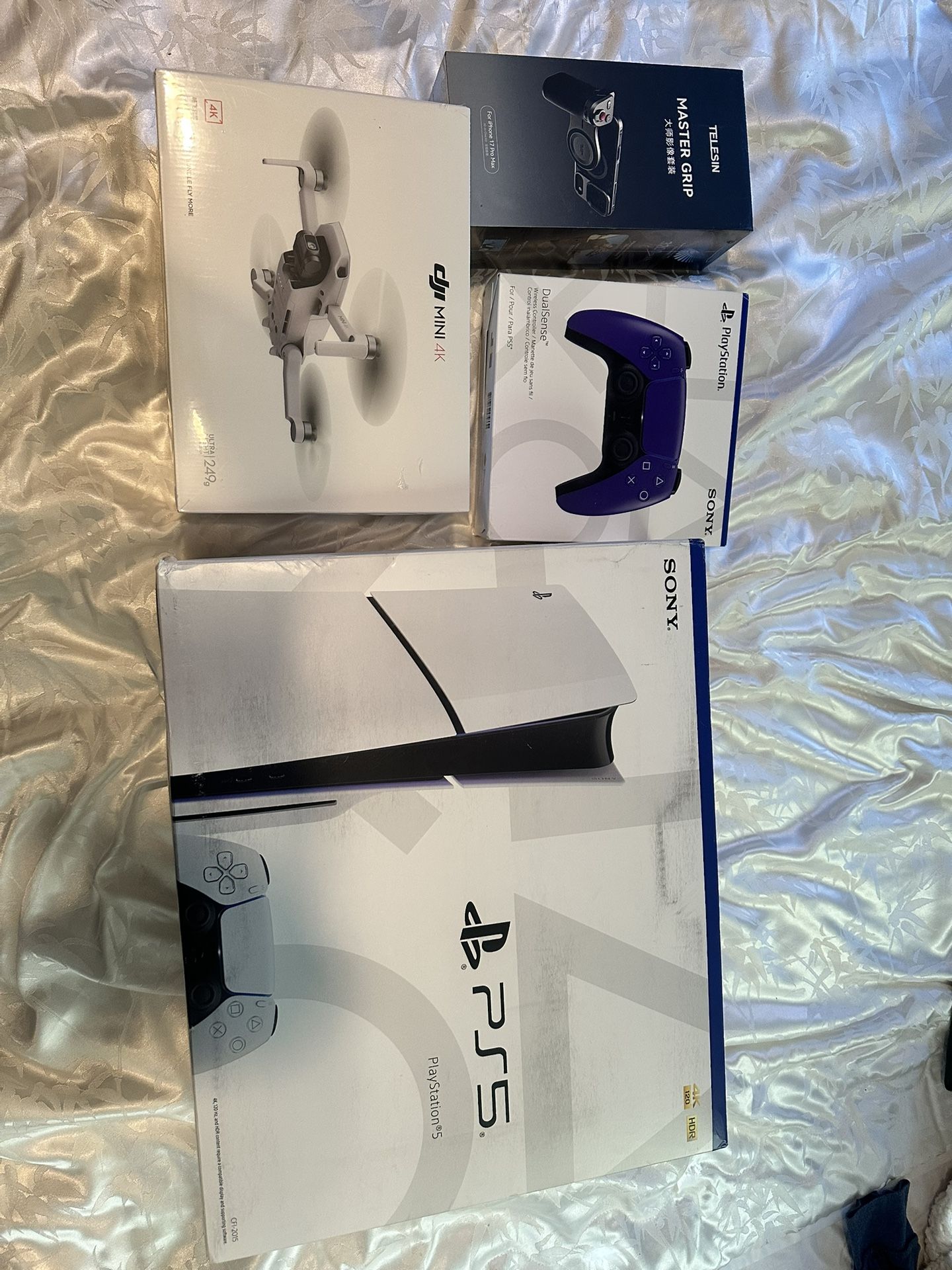 PlayStation 5 And Dji Mini 4K Drone