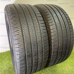 S123  275 40 22 108Y  Pirelli Scorpion Zero  2 Used Tires 85% Life 
