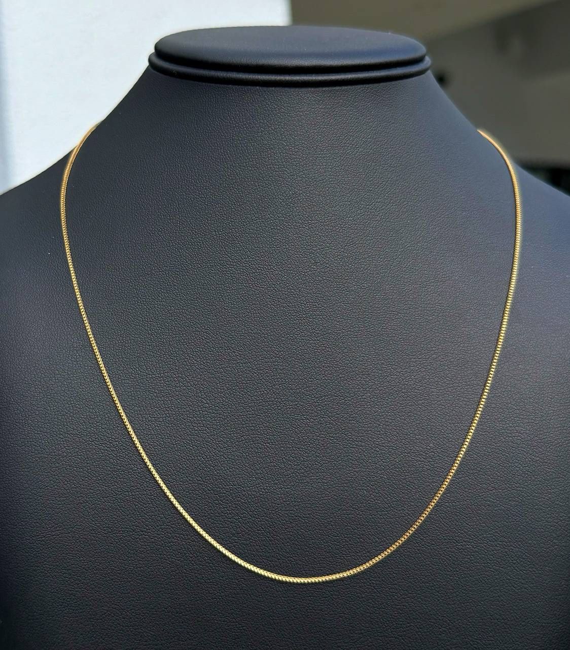 Jewelry 10k solid Yellow Gold brand New Franco link 20β Chain necklace 2.40 grams 0.80mm