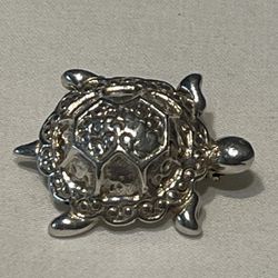 Sterling Silver Sea Turtle Pendant