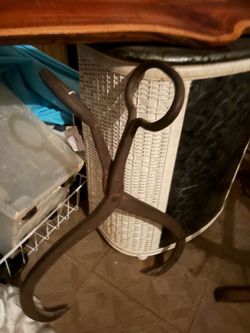 Antique ice tong