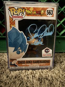 Som Goku figure signed